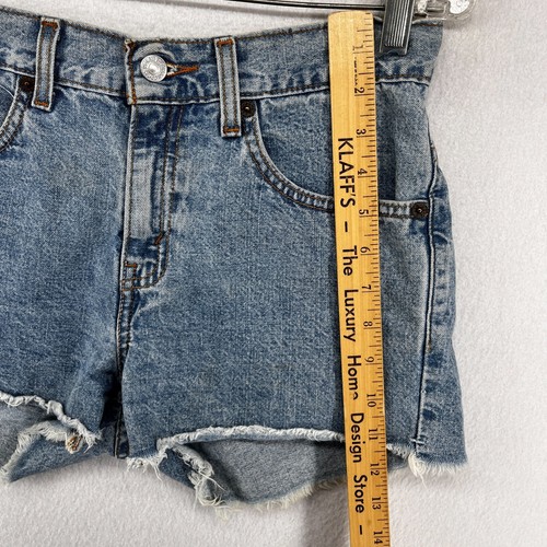 LEVIS Shorts Juniors 5 Cut Off 2" Denim Cotton Light Wash Blue - Picture 9 of 11