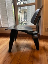 fauteuil charles Ray Eames Silvera frêne noir 