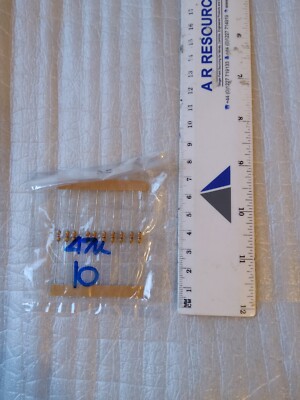 10x 47k Carbon Widerstände 47Kohm ±5% 1/4 0,25W - Gelb, Violett, Orange.