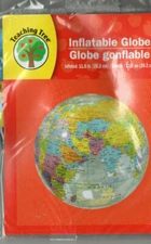 One INFLATABLE Earth World Beach BALL - Teacher School KIDs - Girl Boy 3+ new