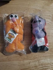 Kelloggs 1999 Sesame Street Mini Beans Zoe & Mumford Lot of 2 