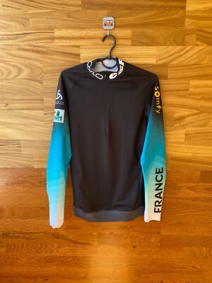Odlo national team france esf somfy Martin Fourcade jacket long sleev size M 