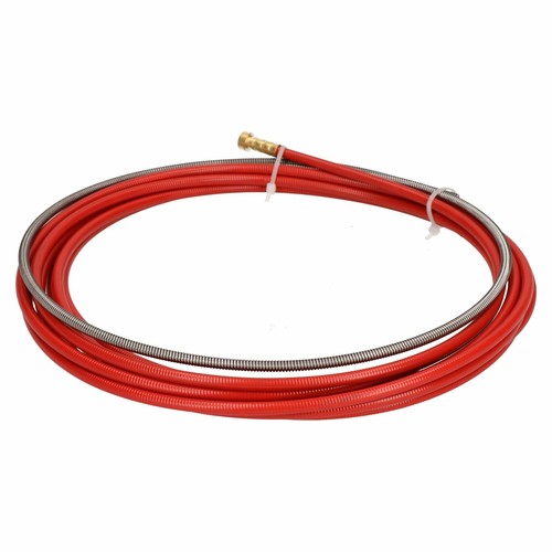 P.C. Liner Wire 1.0 - 1.2mm x 4M Soldadura Rojo Acero Recubierto Plástico Antorcha MIG - Imagen 3 de 3