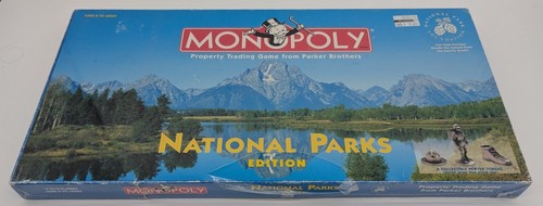 CIB NATIONAL PARKS EDITION MONOPOLY, 1998, Complete in box