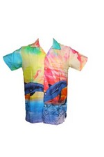 MENS HAWAIIAN SHIRT STAG BEACH HAWAII ALOHA SUMMER HOLIDAY FANCY DIGITAL RAINBOW