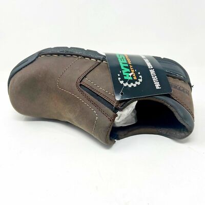 HyTest Opanka Slip on Brown Size 6 Wide Men K17141 Steel Toe  display picture 3