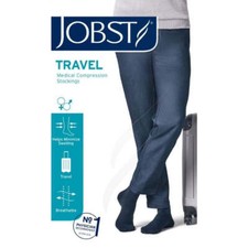 Jobst Unisex Travel Knee High 15-20 mmhg Compression Socks Size 4 Black