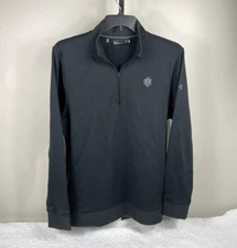 Under Armour Mens Storm Cold Gear Black Size L Long Sleeve 1/4 Zip Pullover