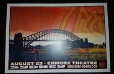 Affiche tournée RYAN ADAMS Sydney Australie 2012 cardinaux lithographie print opéra 