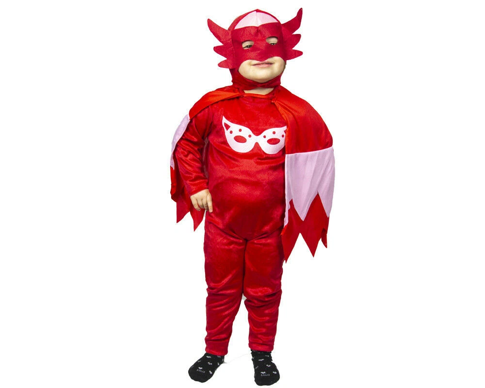 Vestito di carnevale tutina Pigiamini Gufetta Recita Travestimento Bimbi