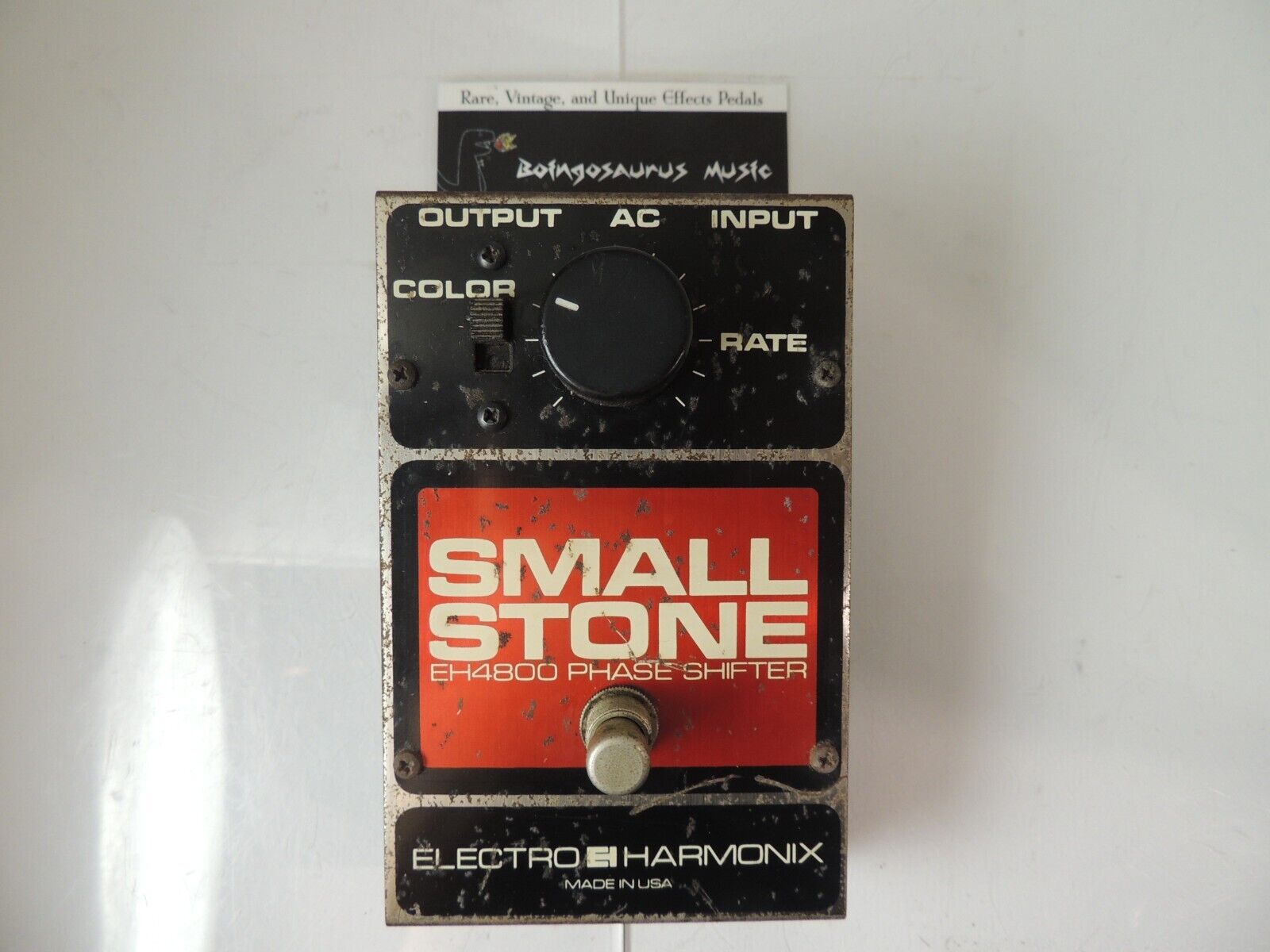 Vintage Electro Harmonix Small Stone EH4800 Phase Shifter Phaser V3 Version  3