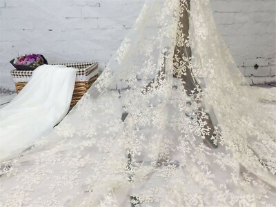 Blumenstickerei Brautjungfer Kleid Kostüm Tüll Hochzeitskleid Zum Selbermachen Spitzenstoff 1J