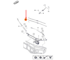 PORSCHE 911 992 Frontscheibenwischerblätter Satz 992955425BY NEU ORIGINAL