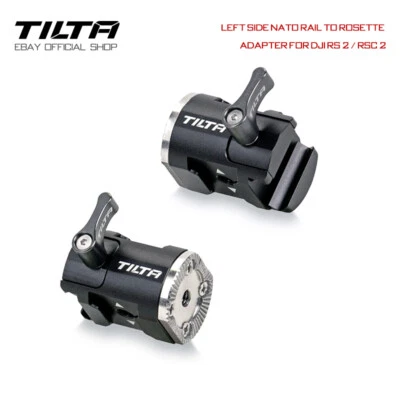 Tilta Left Right Side NATO Rail to Rosette Adapter Für DJI RS2/RS3 pro/RSC2/RS3