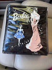 Vintage 1962 Barbie Doll PonyTail Carry Case Black Mattel Enchanted Evening