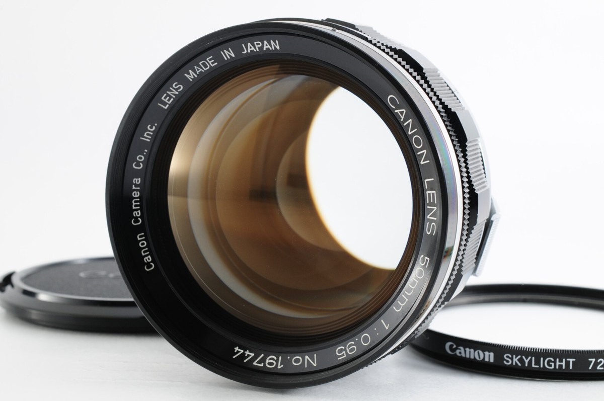 F0.95 Canon 50mm Dream Lens + Canon 7 希少 Canon 50mm f0.95 Dream Lens on Model 7 Camera Body -Clear Glass, Very