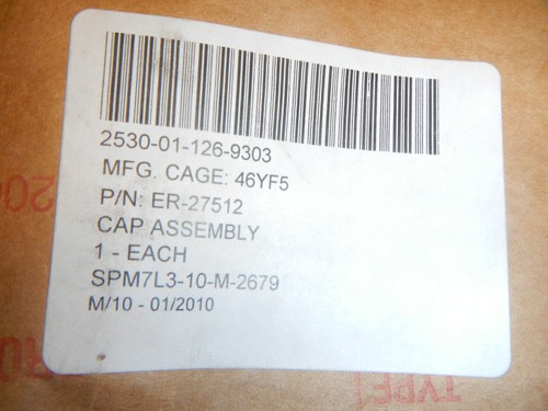 New M939 5 Ton Military Truck Eaton Power Steering Pump Filler Cap Assembly - Picture 4 of 4