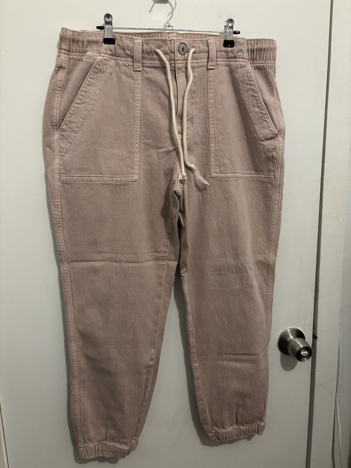 American Eagle Tan and Brown High-waisted Cargo Pants Women's