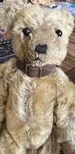 ANTIQUE 12 Rare German Mohair Fully Jtd TEDDY BEAR W/Shoebutton Eyes, Hump