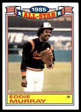 Eddie Murray 1986 Topps #2 Baltimore Orioles MLB READ FREE SHIPPING AutographDen