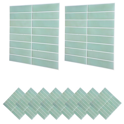  12 Pcs Kitchen Wall Stickers Peel and Tile Floor Adhesive Decals - Bild 4 von 17