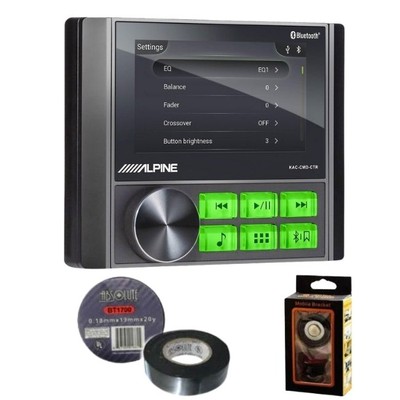 Alpine KAC-CMD-CTR Power Sports Commander Controller Bundle