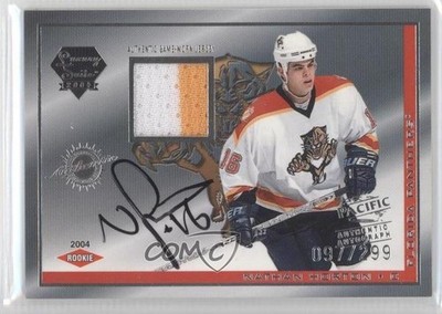 2003-04 Pacific Luxury Suite 97/299 Nathan Horton #88 Rookie Auto RC 0a1