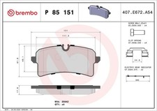Bremsbelagsatz Hinten Trw-System für Audi A4 B9 8W2 8WC Avant 8W5 8WD ab 09->