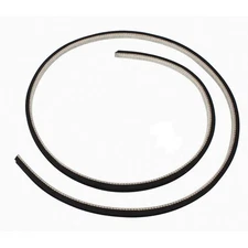 Hagan Flexible Glass Run Channel Window Felt, 8 ft Long Coil, 5/8" Wide