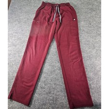 FIGS Technical Collection Yola Cargo Scrub Pants Women's M-T Burgundy W20SW2031T