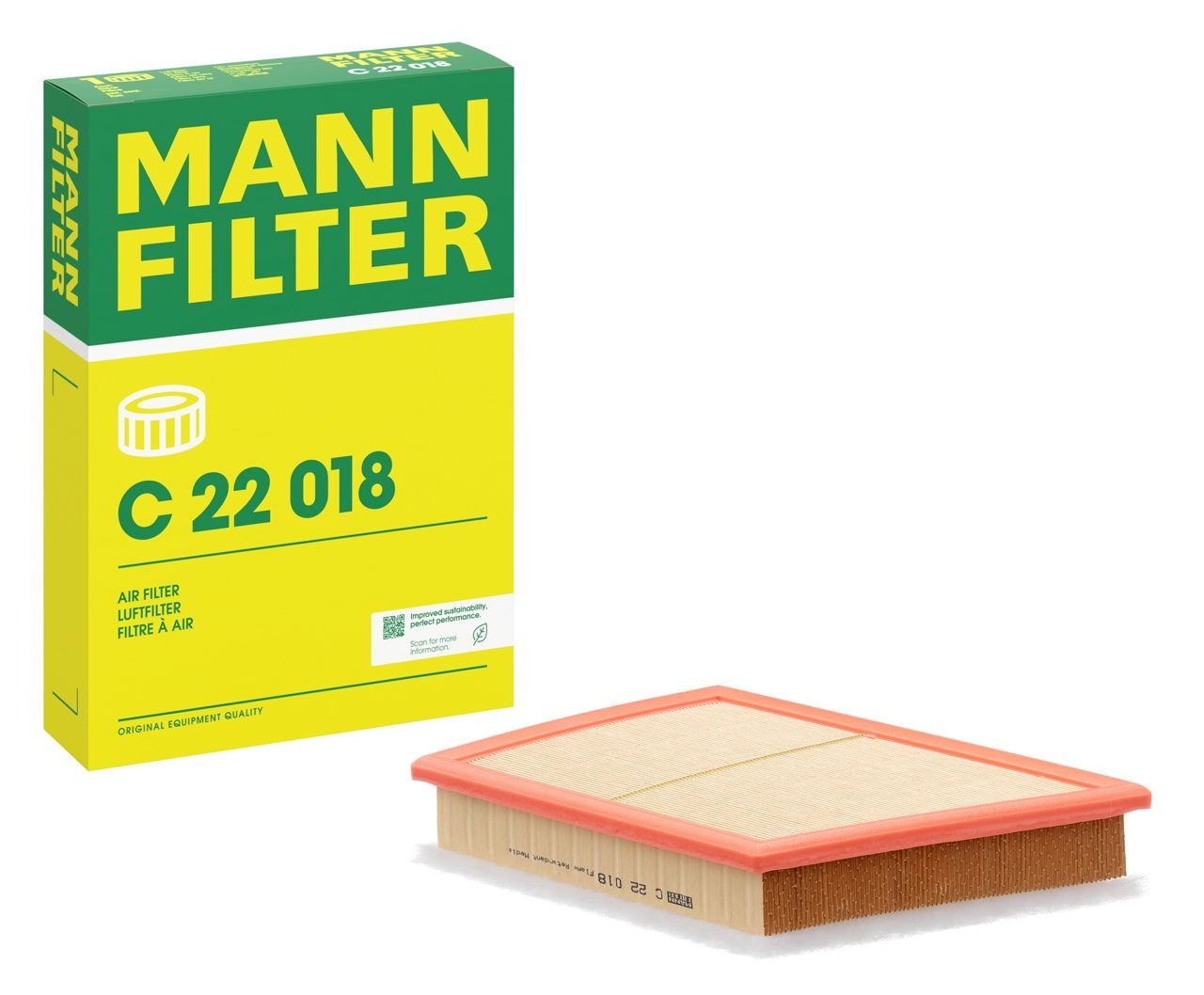 BMW Air Filter Mann Fits F40 F45 F44 F46 X1 F48 X2 F39 Mini F57 F60 F54 F56 F55
