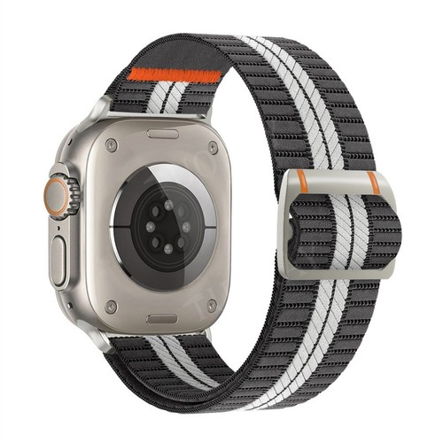 Nylon Armband für Apple Watch Ultra Series 10 9 8 7 SE 6 5 4 verstellbares Armband - Bild 38 von 39