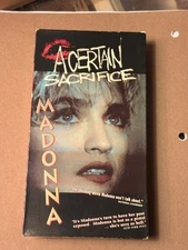 MADONNA VHS TAPE A CERTAIN SACRIFICE RARE OOP 1985 WORLD VISION ORIG. NR LOOK!