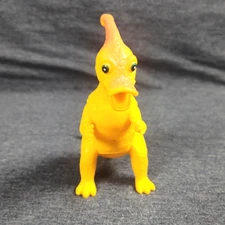 Vintage Greenbrier International Orange Cartoonish Dinosaur Figurine 4"