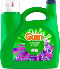 Gain Liquid Laundry Detergent Moonlight Breeze 132 fl oz 100 Loads 0.16 per gallon
