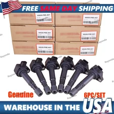 Pack 6 PCS Ignition Coils For 99-09 Honda Odyssey V6 3.0 3.2 3.5L 30520P8FA01