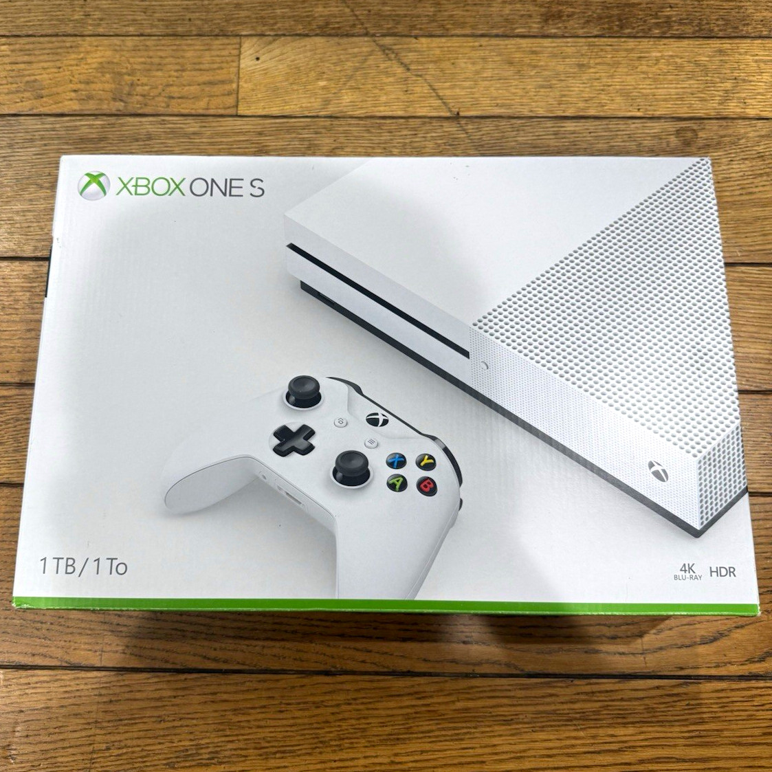 Microsoft Xbox One S 1TB White Home Console, 4K UHD HDR, HDMI