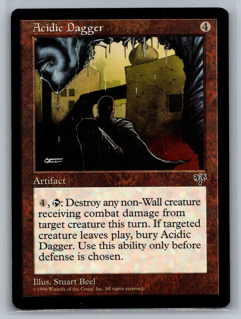 1996 Magic The Gathering: Mirage Acidic Dagger