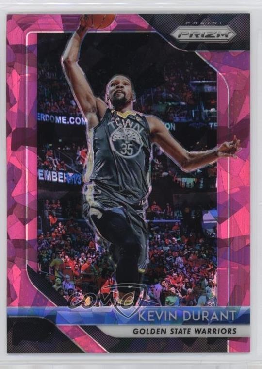 2018-19 Panini Prizm Pink Ice Prizm Kevin Durant #252 w6l