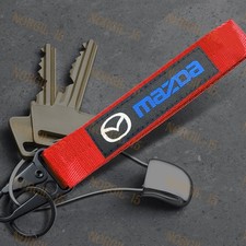 For Mazda Red Racing Keychain Metal Backpack Key Ring Hook Strap Lanyard Nylon For Mazda Red Racing Keychain Metal Backpack Key Ring Hook Strap Lanyard Nylon