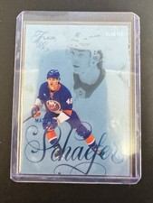 2025-26 Flair Hockey Matthew Schaefer Blue Ice 18/49 #194 New York