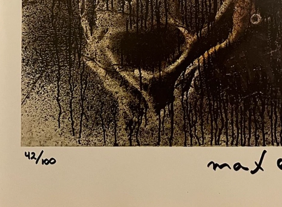 Max Ernst Hand-Signed Original Print With COA and +$3,500 USD Appraisal - image 3 of 4