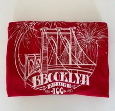 Vintage Single Stitch Brooklyn Bridge 100 Jah...