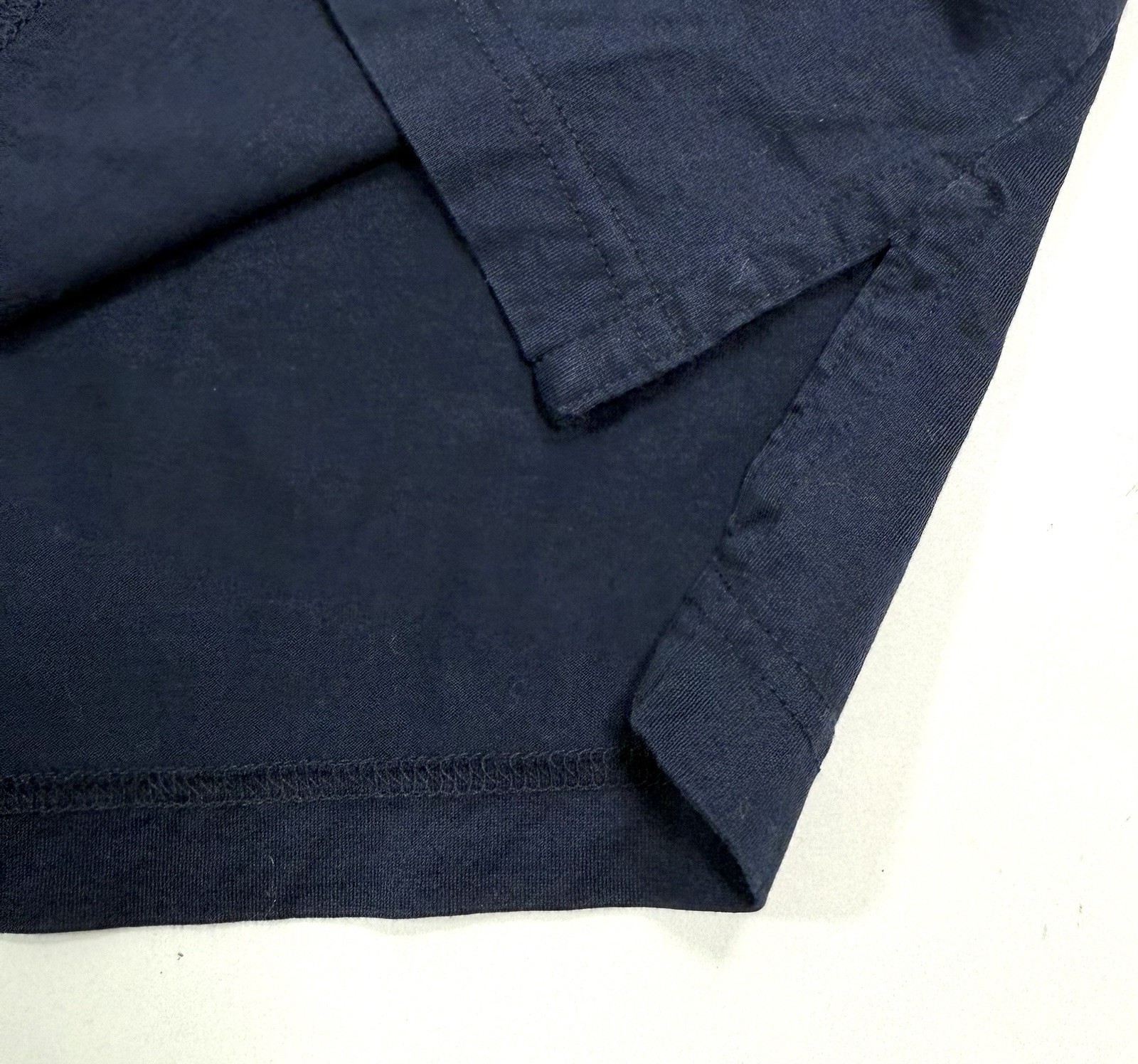 Pine Valley Golf Polo Mens Sz Large Navy Mercerized Cotton Fairway Greene VTG