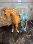 Vintage 1993 Mattel Barbie High Stepper Palomino Walking Horse (Works)