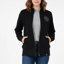 American Giant Women's Moto Full Zip Mike Rowe Made In USA Size XL