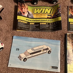 5 Classic LEGO CITY Sets With manuals complete ￼3180, 7942, 7732, 3222,7285