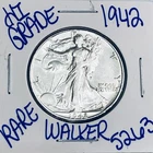 1942 WALKING LIBERTY SILVER HALF DOLLAR AUTHENTIC U.S.MINTCOIN FREESHIPPING 5263