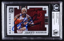 BAS 2017-18 Panini Donruss Optic Hall Kings Dennis Rodman BGS Authentic HOF 04k8