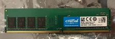Crucial 8GB DDR4 2400 MHz PC4-19200 1Rx8 DIMM Desktop Memory RAM (CT8G4DFS824A)